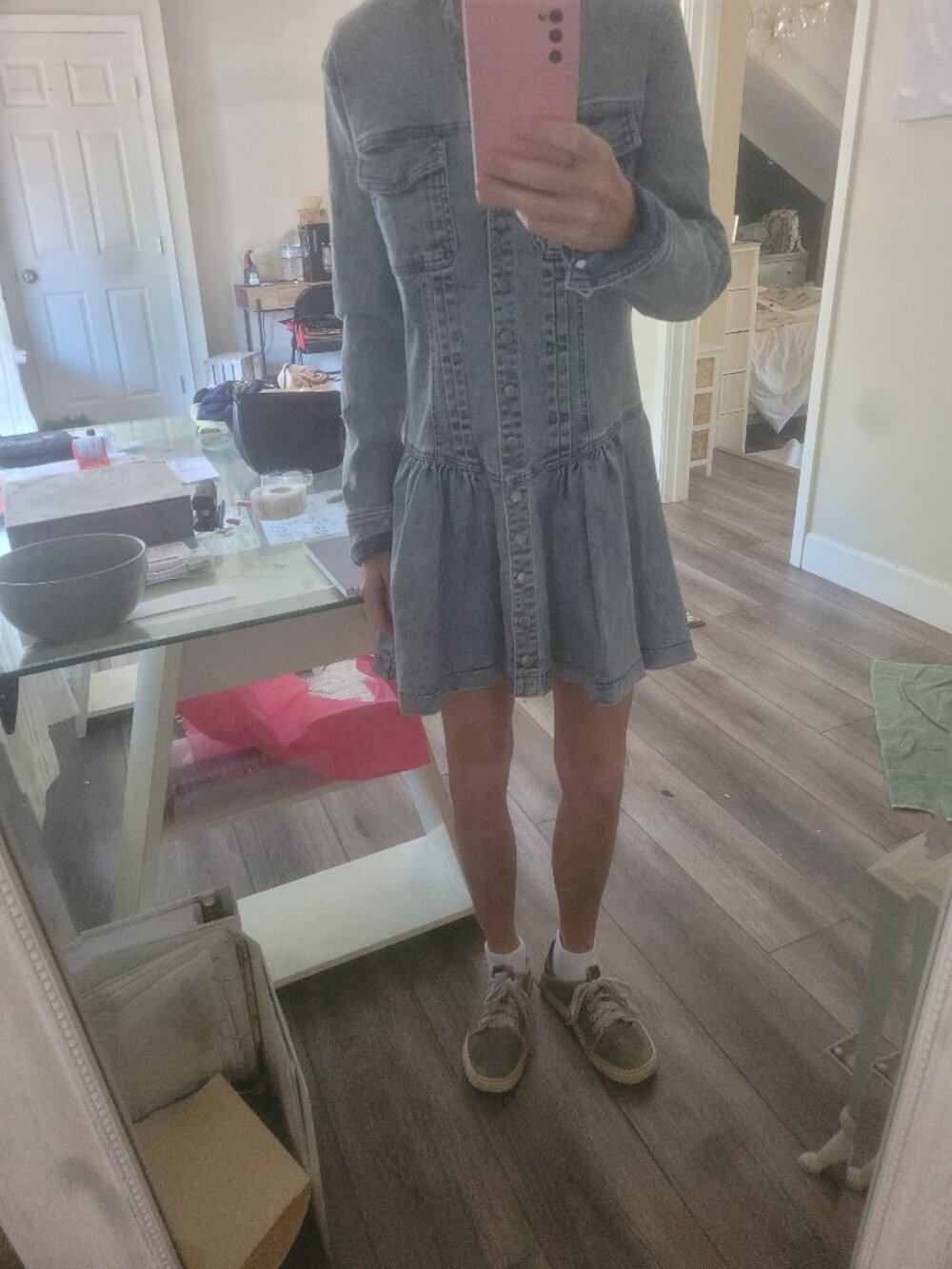 Free people denim dress New Never worn